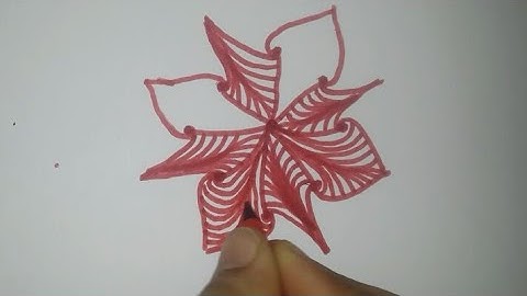 How to draw Stella tangle pattern? | drawing | simple drawing