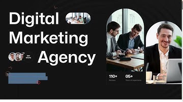 Create a Modern Digital Marketing Agency Website Template | HTML, CSS & JavaScript