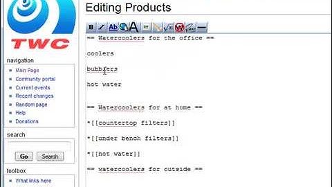 DEMO3 VideoTutorial: Making internal Links in MediaWiki (English)