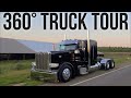 2022 Peterbilt 389 Truck Tour - 58" Flat Top Sleeper - Long Hood - Cummins X15 - Owner Operator