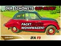 IFA F9 - Packt der schöne Ost-Oldie den Wohnwagen? | Garagengold
