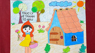 Hình Vẽ Cô Bé Quàng Khăn Đỏ