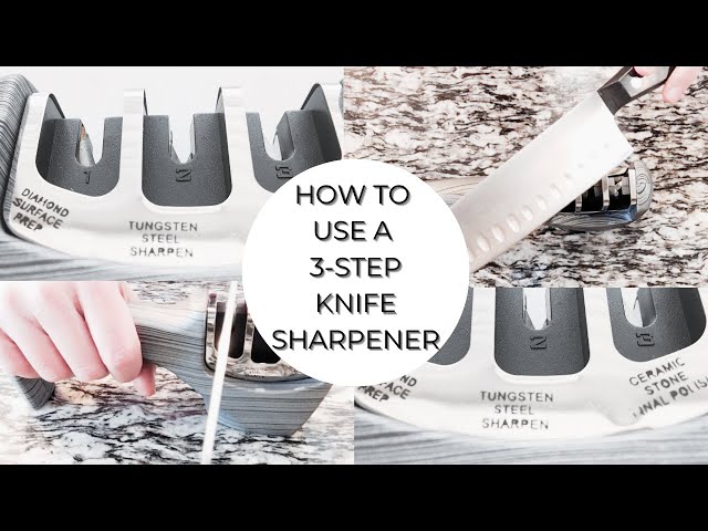 Knife Sharpener Unboxing  4-in-1 longzon [4 stage] Knife