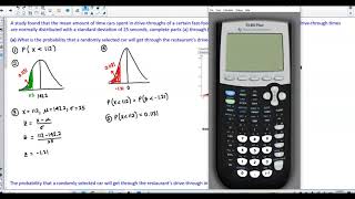 Math 14 Preparing for Section 8.2:  Applications of the Normal Distribution screenshot 5
