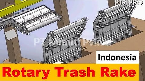 Rotary Trash rake Indonesia