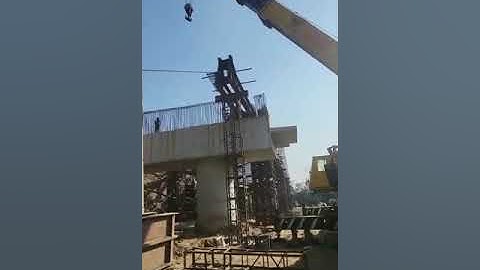 Launching of Bow String Girder (ROB)