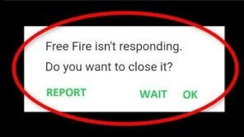 How to solve free fire isn