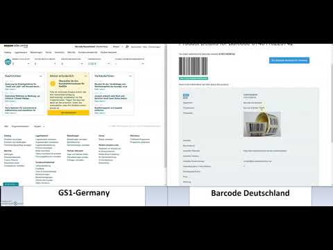 Update Produkte bei Amazon mit EAN GTIN von Barcode Deutschland einstellen