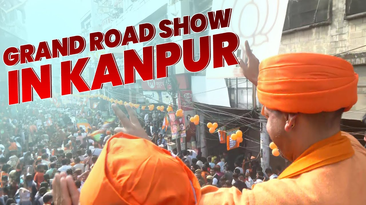 Live: CM Yogi Holds Mega Roadshow in Kanpur, Uttar Pradesh | BJP | SP ...
