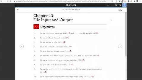 Daniel Liang C++ Sections 13.1 and 13.2