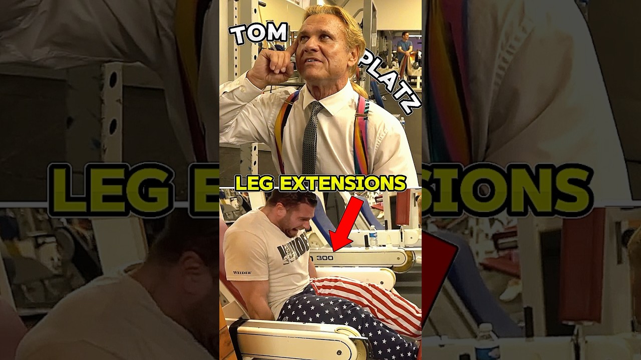 Tom Platz’s BRUTAL Intensity on Leg Extensions