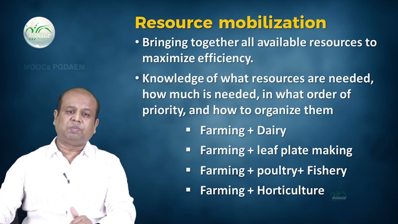 AEM   201   Block   1  Unit   8   Rural livelihood security and resources mobilisation