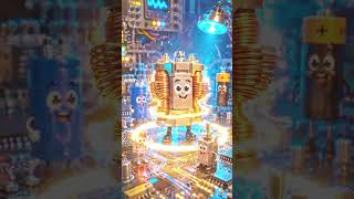 Magnetic Power Transformer ⚡ | Amazing 3D Electronics World #shortvideo #aivideo #aishorts