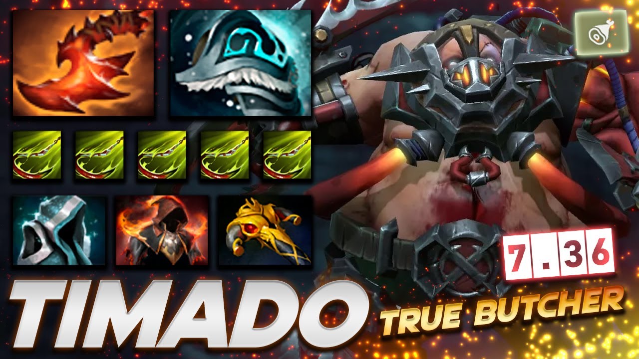 Timado Pudge True Butcher - Dota 2 Pro Gameplay [Watch & Learn] - YouTube