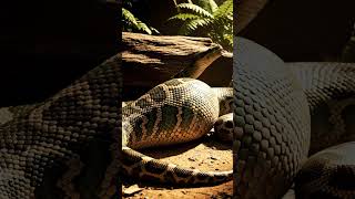 2 Million years ago Giant pregnancy Python attack & give birth #Shorts #Survival