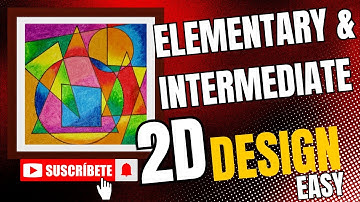 How to draw 2D design with shading detailed video step by step #Elementary #Intermediate
