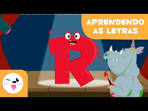 Aprenda a letra R com Rufino o rino - O abecedário