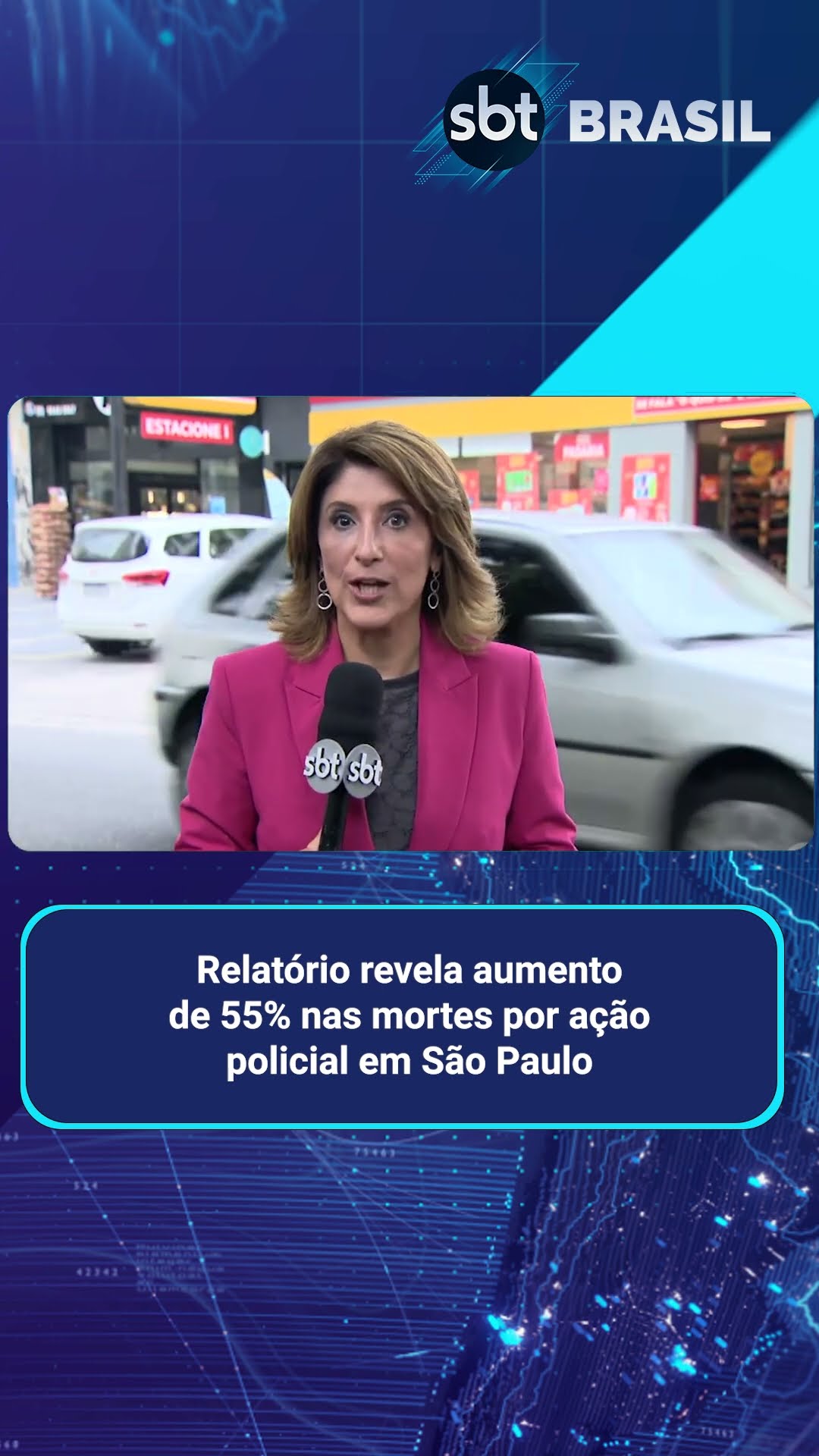 Mortes decorrentes de ações policiais crescem 55% em São Paulo | SBT Brasil (16/01/25)