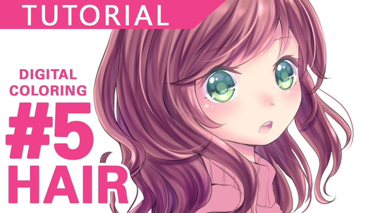 How To Shade Anime Hair Tutorial Watch the video explanation about ...