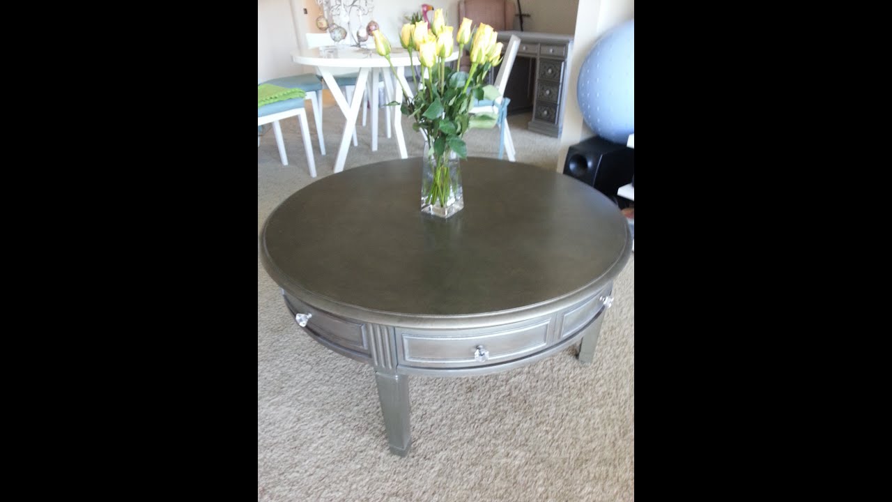 Furniture Makeover Silver Modern Style Youtube