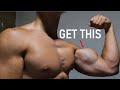 The secret to getting big arms fast