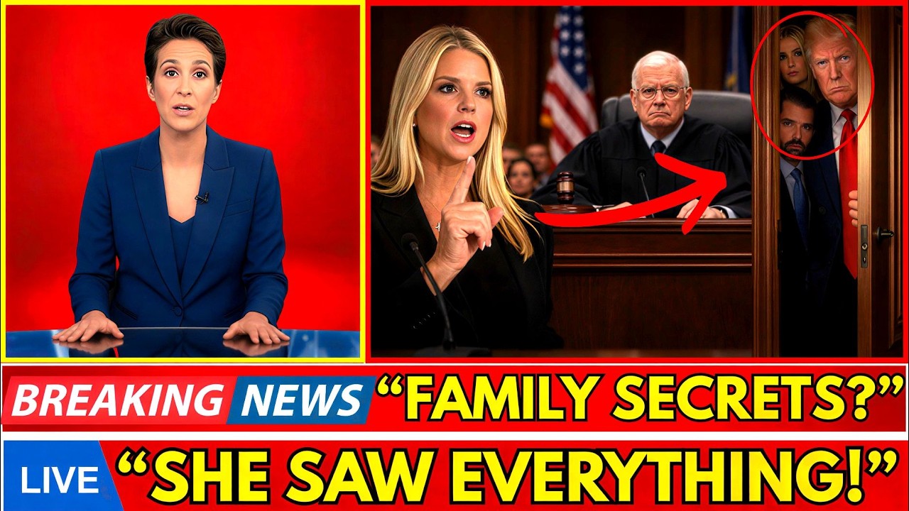 INSIDE THE MANSION! Pam Bondi Reveals What Trump’s Family Did Behind Closed Doors! | Rachel Maddow