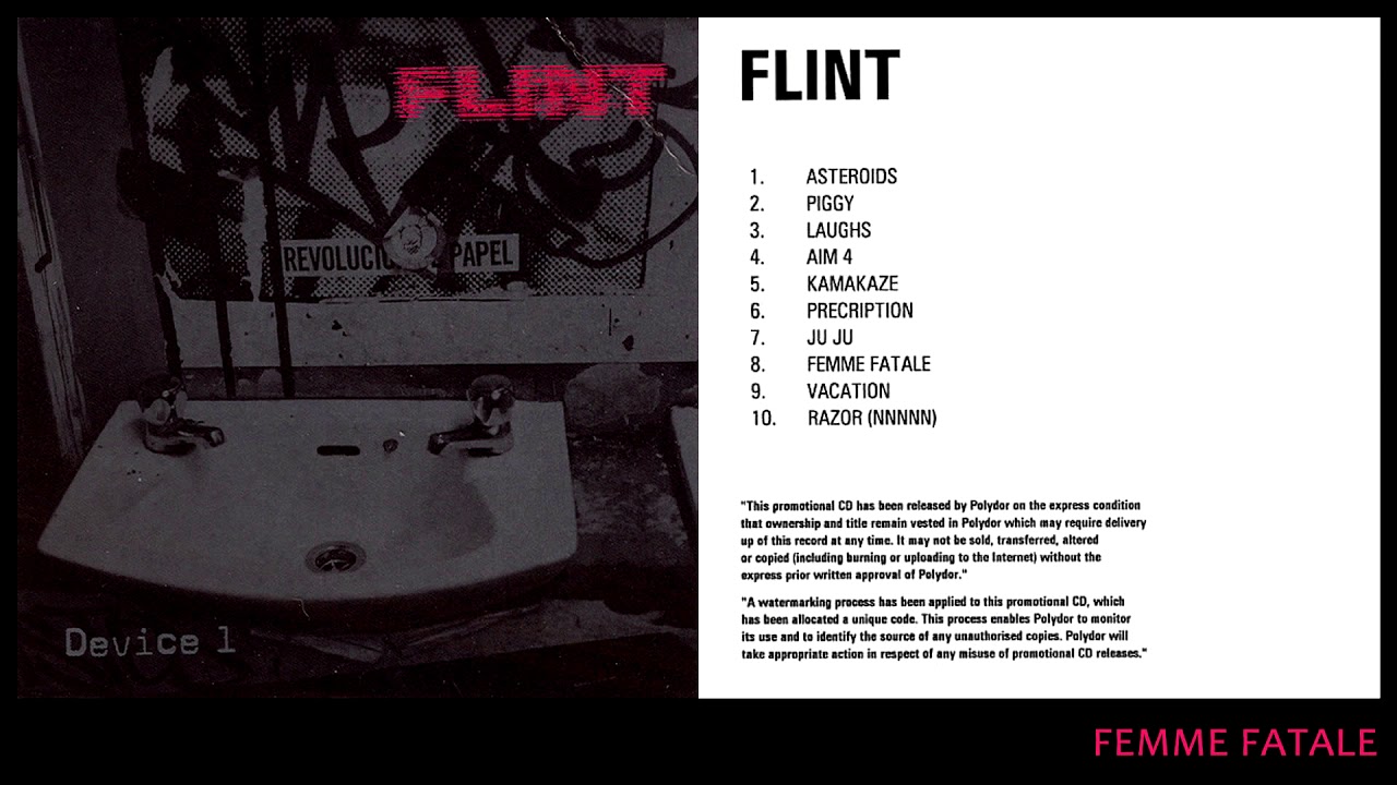 Flint - Device 1 Album - Track 8 - Femme Fatale