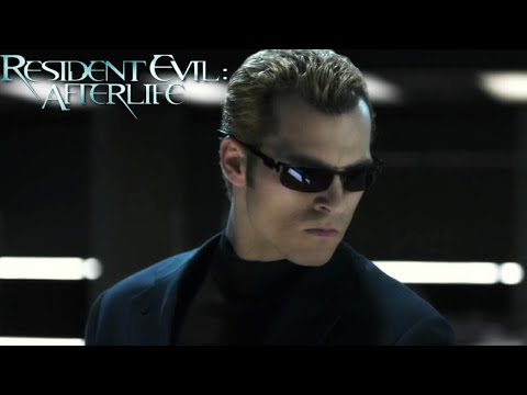 Resident Evil: The Final Chapter trailer screenshot of Albert Wesker (Shawn  Roberts) - he looks really old in this o…