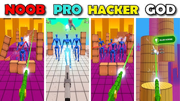 NOOB vs PRO vs HACKER vs GOD -  Slice Them All!