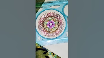 spirograph design pattern #shorts #spirograph #ytshorts #trending #viral #art #drawing #diy #amazing