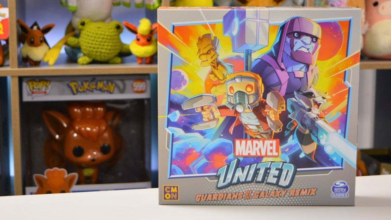 Marvel United Guardians Of The Galaxy Remix Expansion UNBOXING