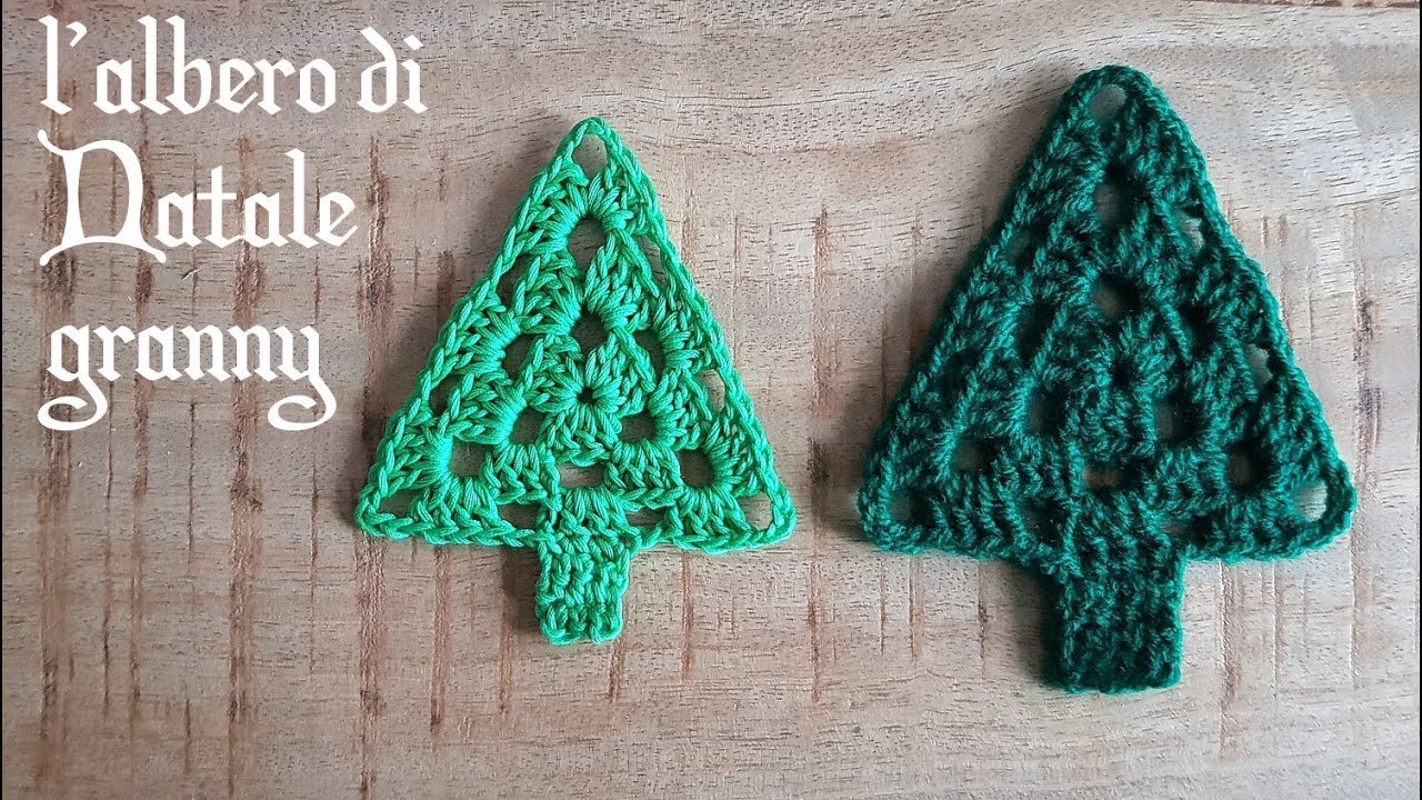 Presina Albero Di Natale Uncinetto.Albero Di Natale Granny All Uncinetto Youtube