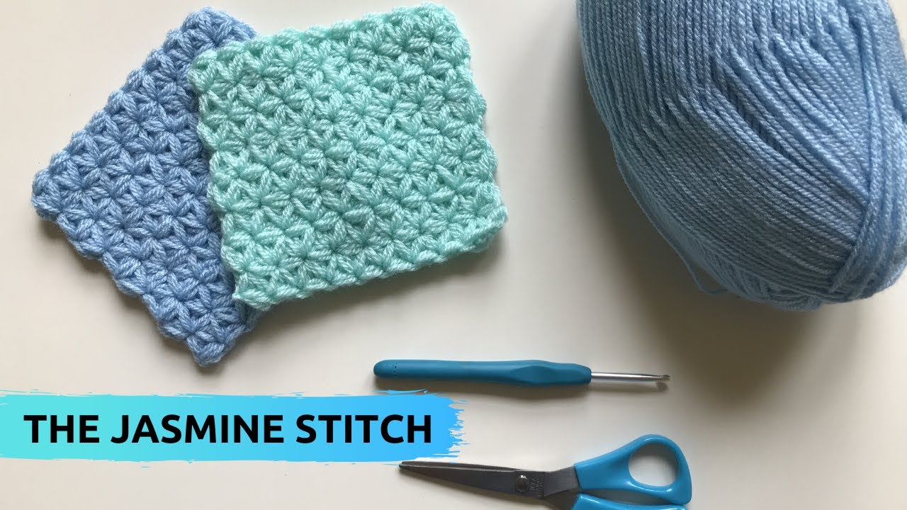 JASMINE STITCH how to crochet the jasmine stitch free tutorial for