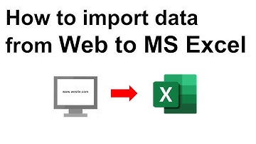 How to import data from Web to Excel in Hindi || Live data in Excel