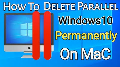 How to Uninstall Parallels Desktop on Mac OS Mojave Catalina 2021 | Parallel Windows