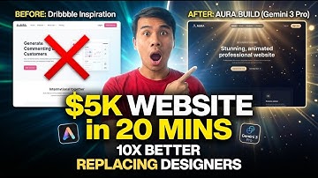 I Built $5,000 Websites in 10 Minutes Using AI (Aura + Gemini 3 Pro Tutorial)