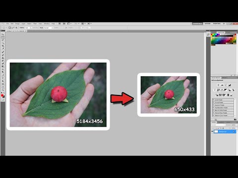 How to change the resolution of a photo in Photoshop