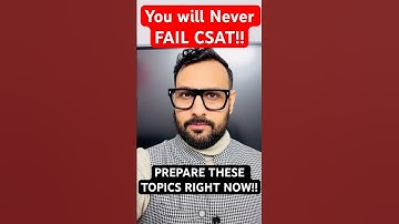 You will NEVER FAIL CSAT! Prepare these Topics! #upsc #csat #csatmaths #upscprelims2026 #iasprelims