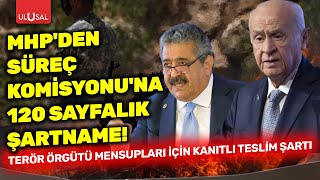 Mhpden Komisyona 120 Sayfalık Şartname Terör Örgütü Mensupları Için Kanıtlı Teslim Şartı Koydu