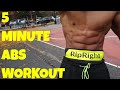 5 MIN AB WORKOUT You Can Do Every Day (NO REST) - | Thats Good Money