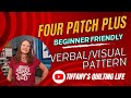 Four patch plus a free verbalvisual pattern