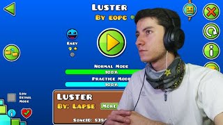 LUSTER By EOPC (EASY 9 STARS) Geometry Dash #shorts #geometrydash #strange