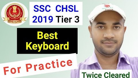 SSC CHSL Typing Keyboard