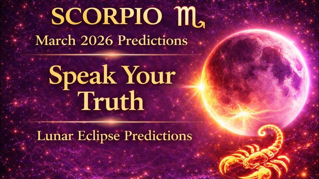 SCORPIO ♏ March 2026 Predictions | Speaking Your Truth