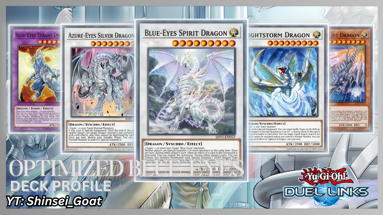 FULLY OPTIMIZED BLUE-EYES IS UNSTOPABLE! | Deck & Combo | Yu-Gi-Oh! DUEL LINKS