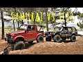 SUZUKI SAMURAI & JIMNY VS JEEP XJ @ GEARUP!