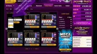 JACKPOT PARTY 'HOW TO PLAY VIDEO POKER ACES & EIGHTS'  VIDEO TUTORIAL screenshot 5