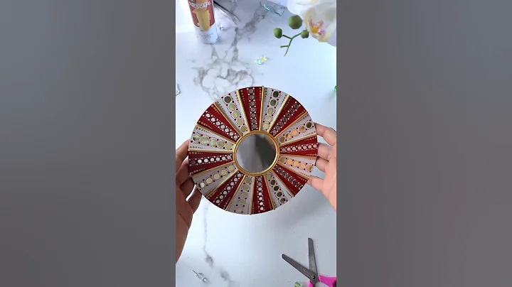 Lippan Art || Wall Hanging Craft Ideas || Easy and Simple Craft #art #diy #shorts #trending