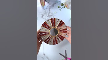 Lippan Art || Wall Hanging Craft Ideas || Easy and Simple Craft #art #diy #shorts #trending