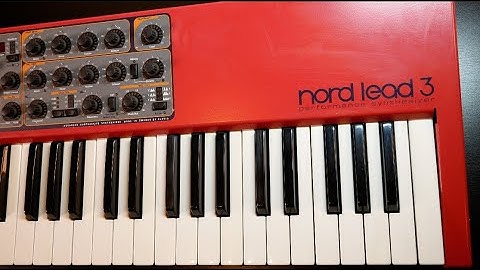 Removing Keys From Nord Lead 3